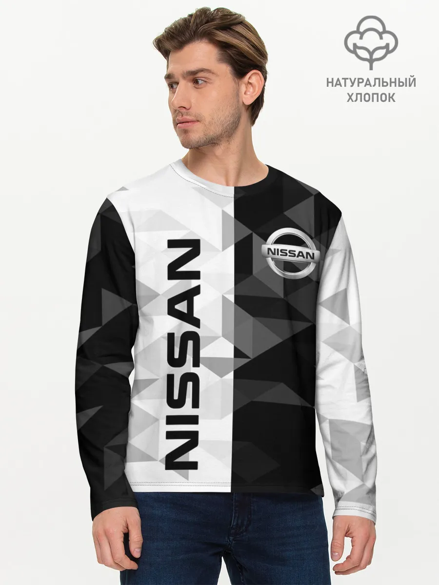 Мужской лонгслив базовый / NISSAN | НИССАН