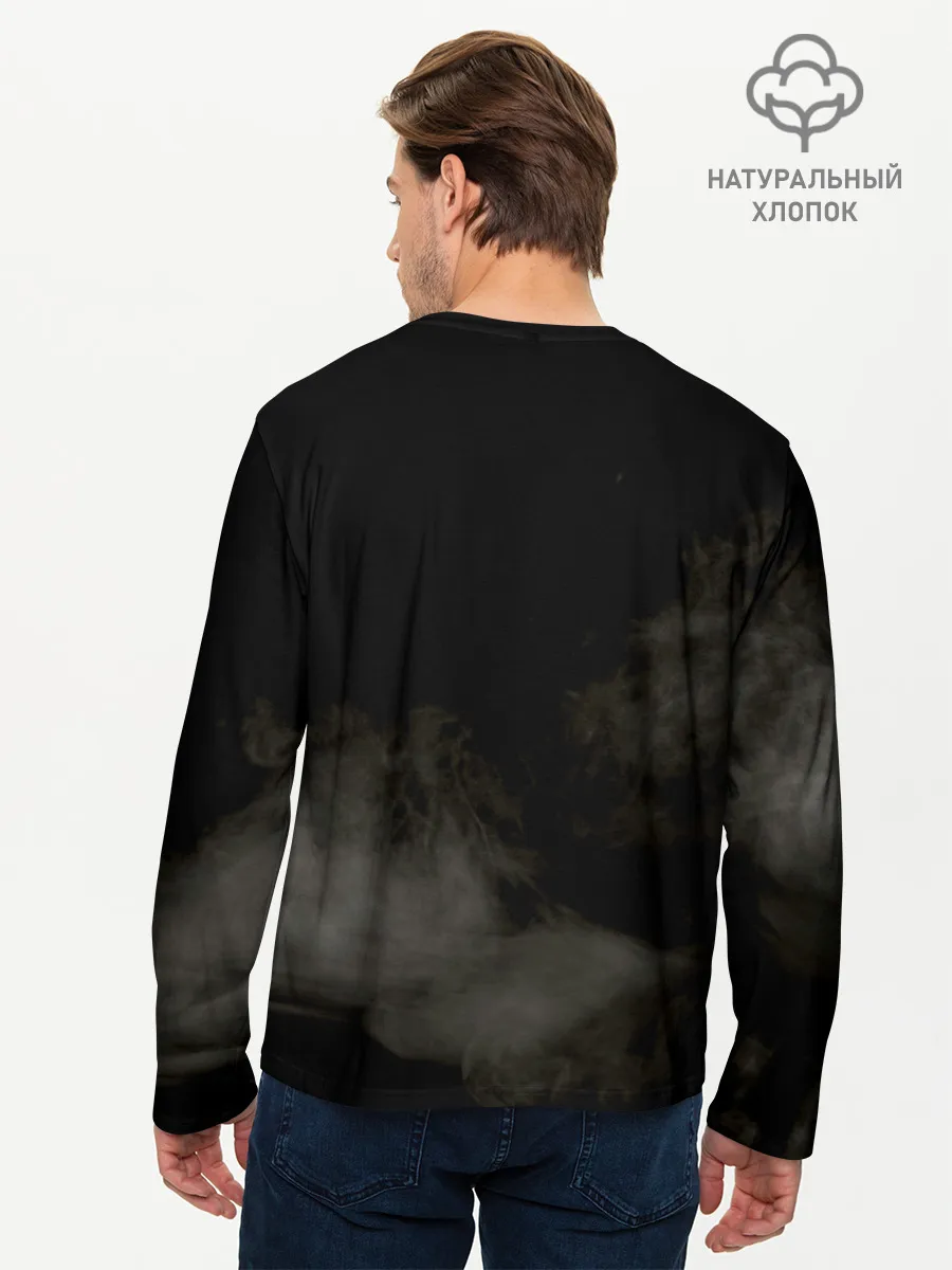 Мужской лонгслив базовый / ALL BLACKS