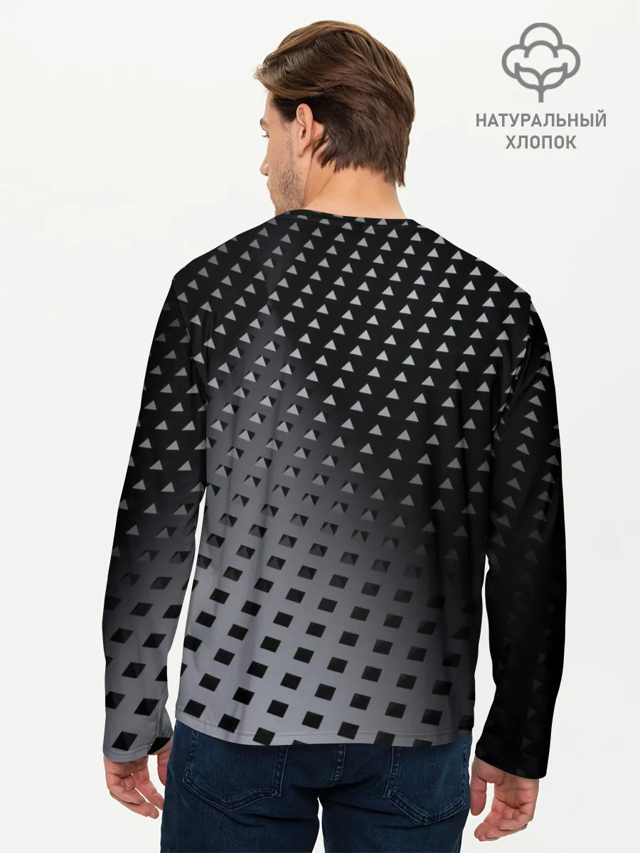 Мужской лонгслив базовый / Текстура.