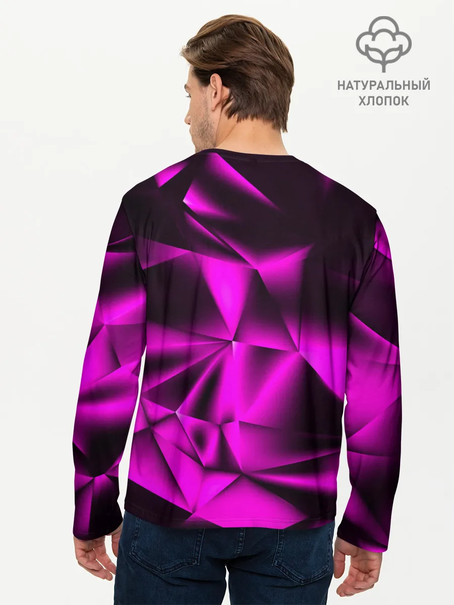 Мужской лонгслив базовый / НЕОНОВАЯ ТЕКСТУРА