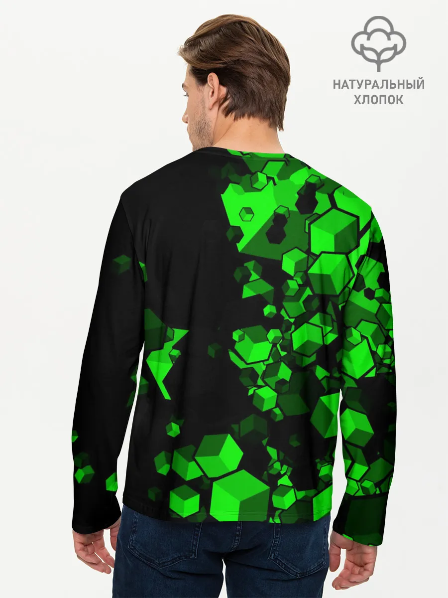 Мужской лонгслив базовый / MINECRAFT