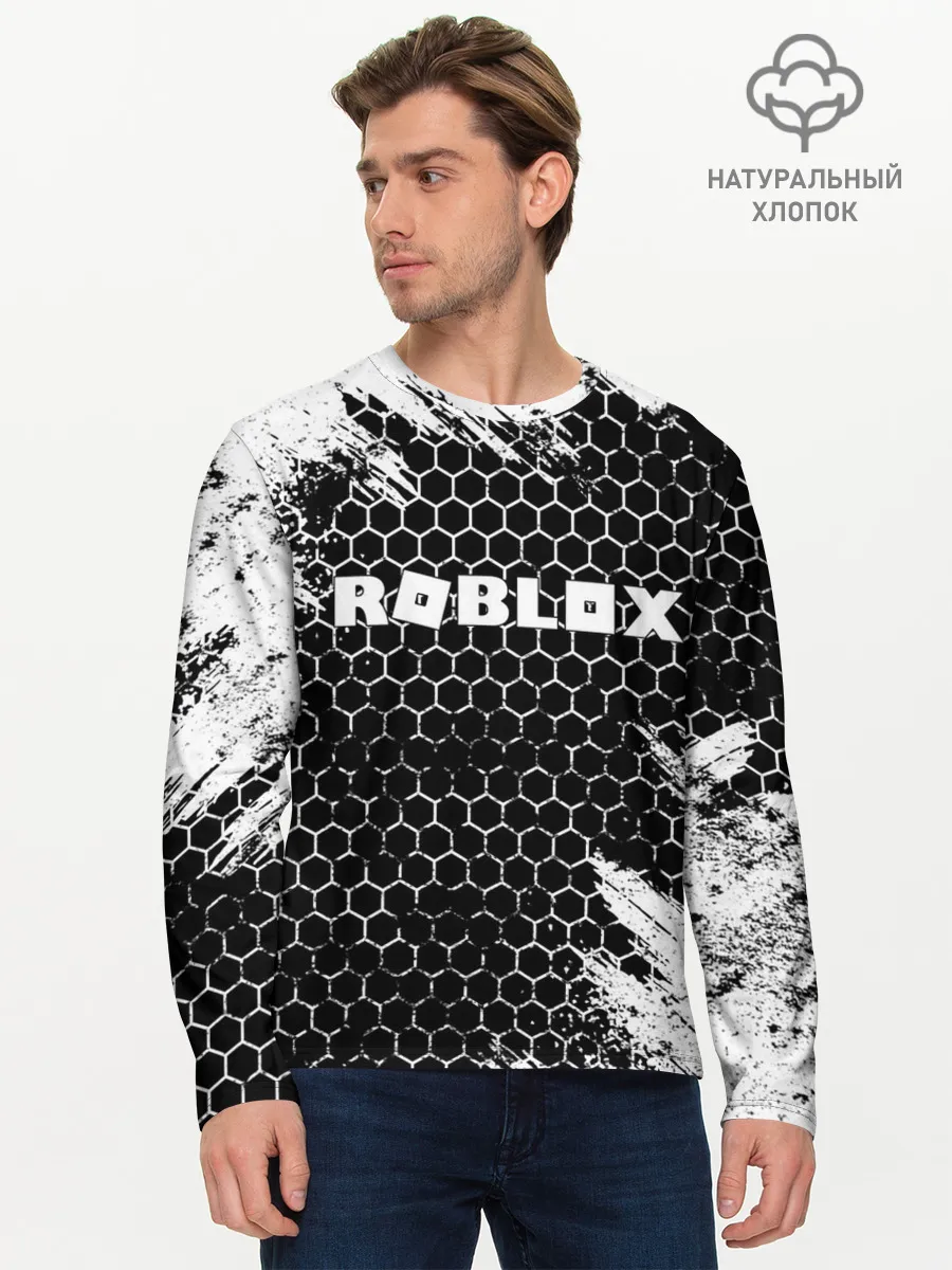Мужской лонгслив базовый / ROBLOX
