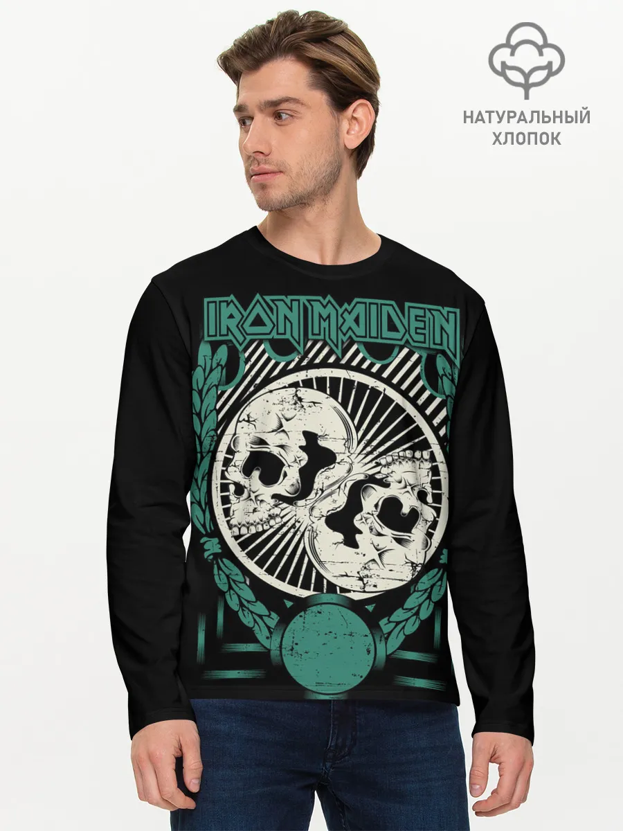 Мужской лонгслив базовый / Iron Maiden
