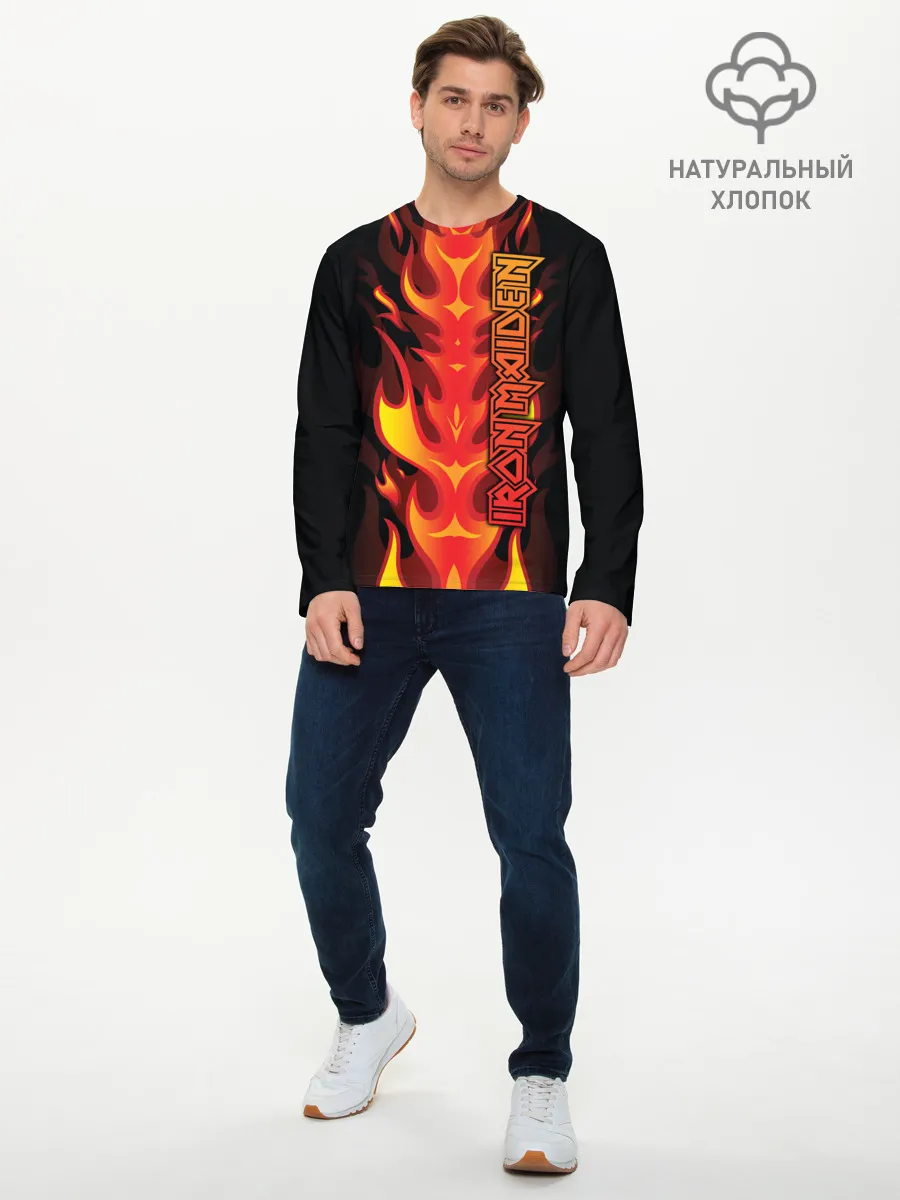 Мужской лонгслив базовый / Iron Maiden
