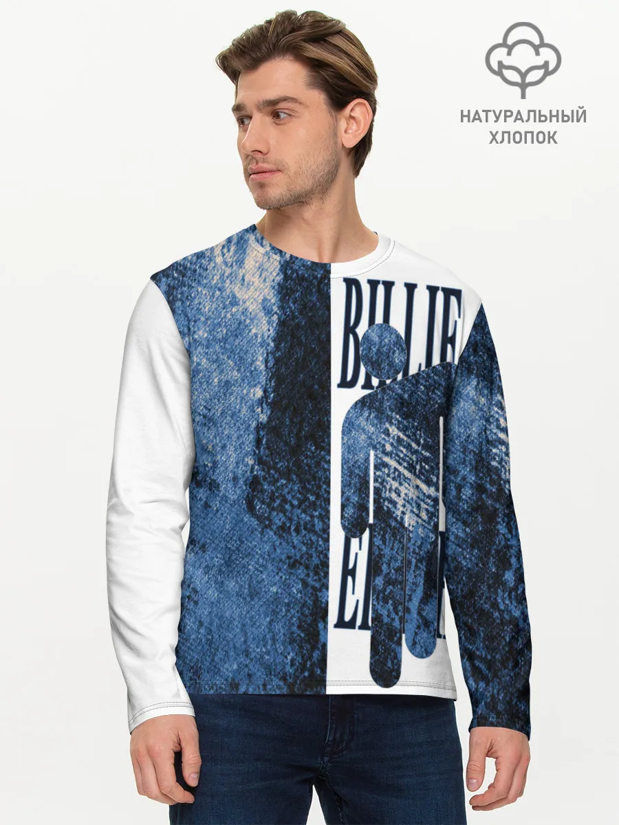 Мужской лонгслив базовый / billie eilish