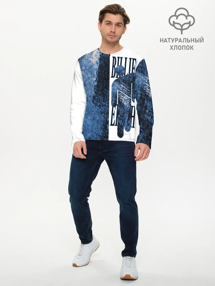 Мужской лонгслив базовый / billie eilish