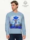 Мужской лонгслив базовый / SONIC