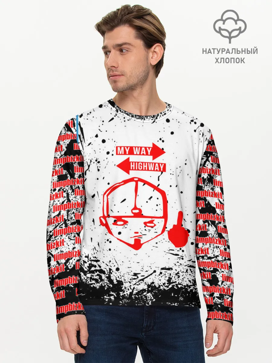 Мужской лонгслив базовый / LIMP BIZKIT | ЛИМП БИЗКИТ