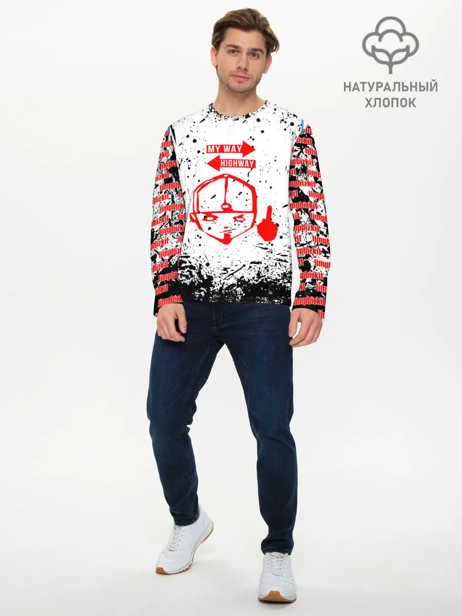 Мужской лонгслив базовый / LIMP BIZKIT | ЛИМП БИЗКИТ