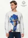 Мужской лонгслив базовый / SONIC