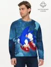 Мужской лонгслив базовый / sonic