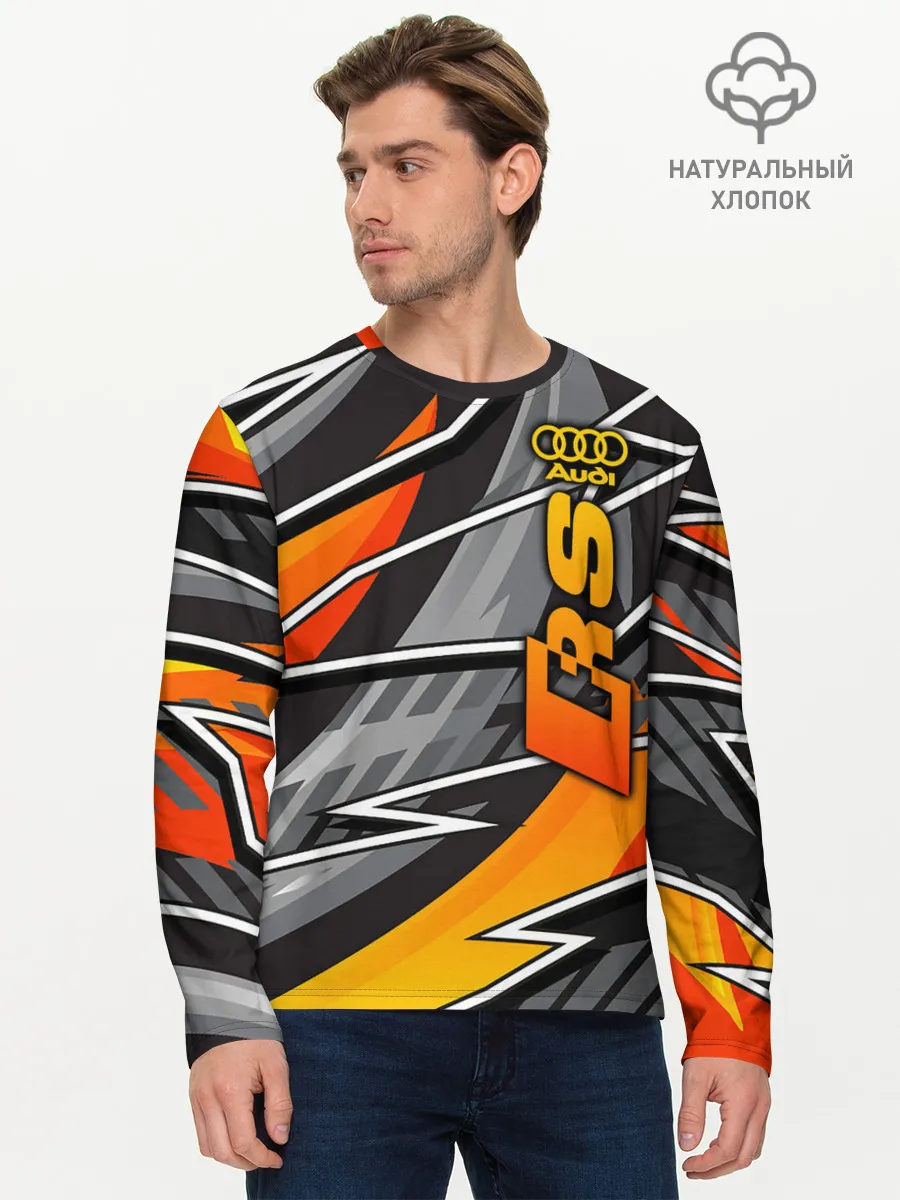 Мужской лонгслив базовый / Audi RS