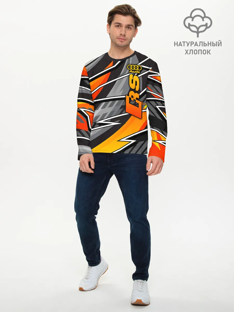 Мужской лонгслив базовый / Audi RS