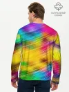 Мужской лонгслив базовый / Радужный звездопад