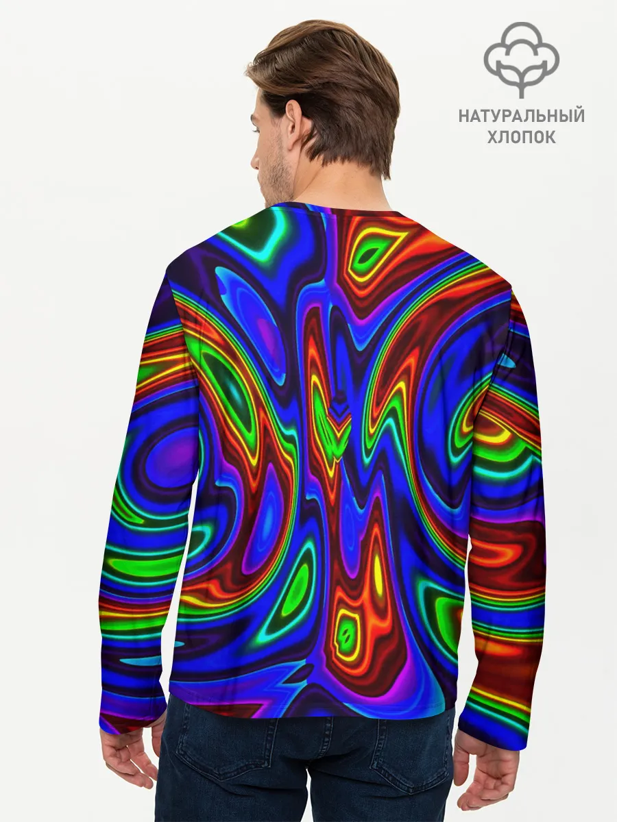 Мужской лонгслив базовый / НЕОНОВЫЕ КРАСКИ