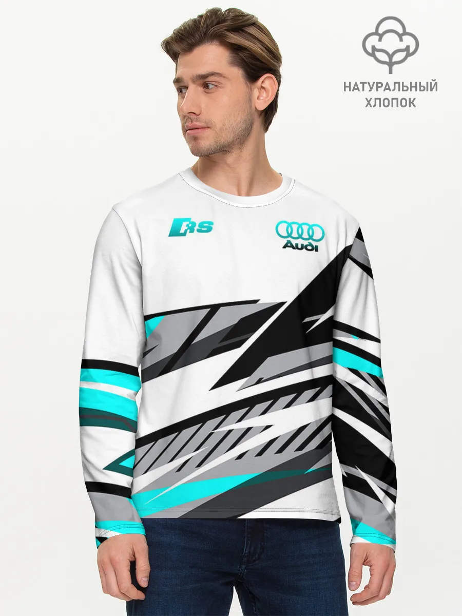 Мужской лонгслив базовый / Audi RS