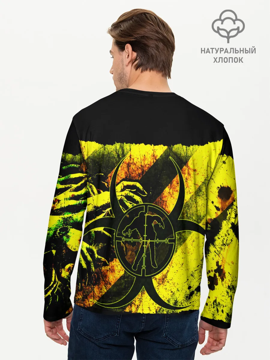 Мужской лонгслив базовый / BIOHAZARD
