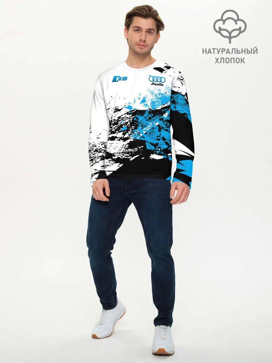 Мужской лонгслив базовый / Audi RS