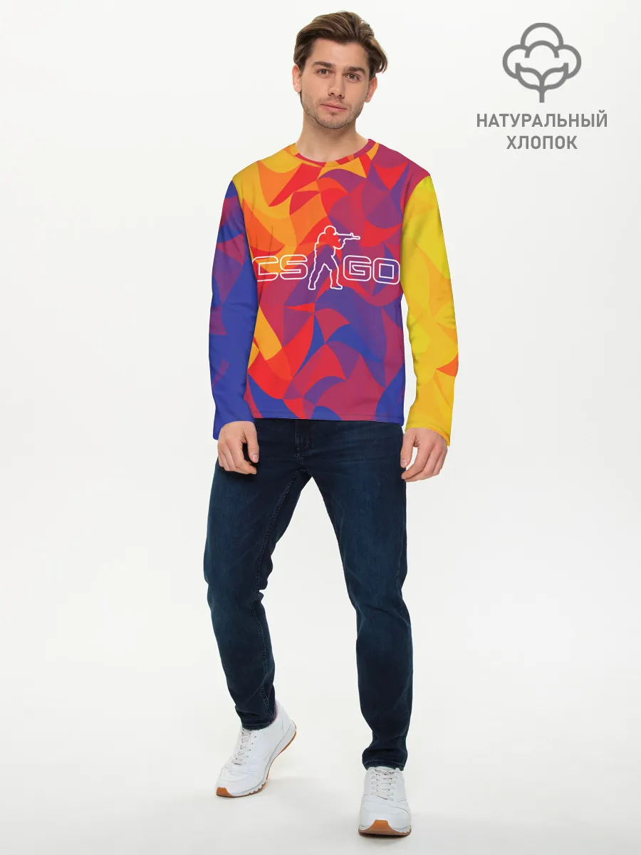 Мужской лонгслив базовый / CS:GO