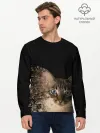 Мужской лонгслив базовый / Disintegrating Cat