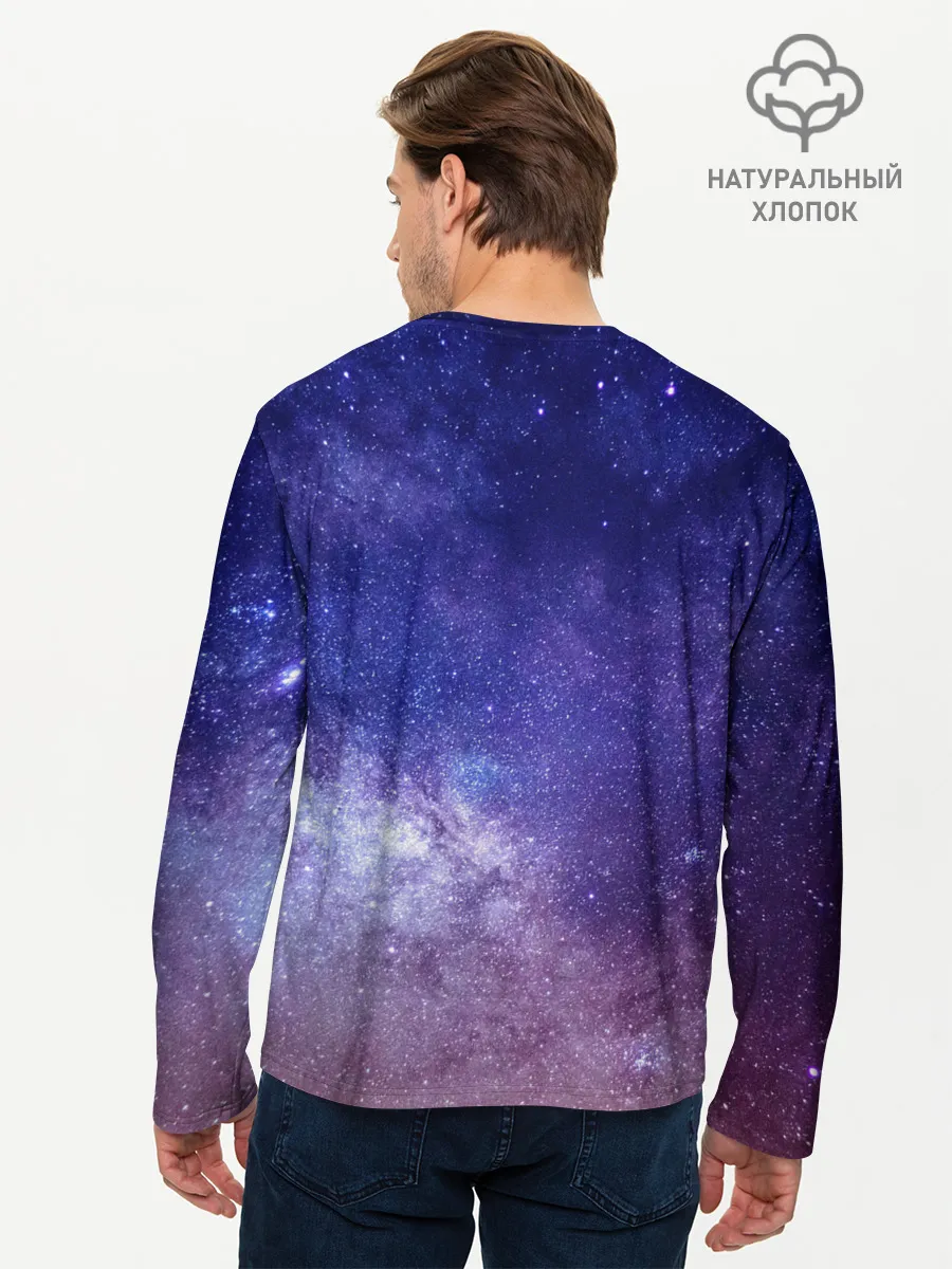Мужской лонгслив базовый / ГАЛАКТИКА