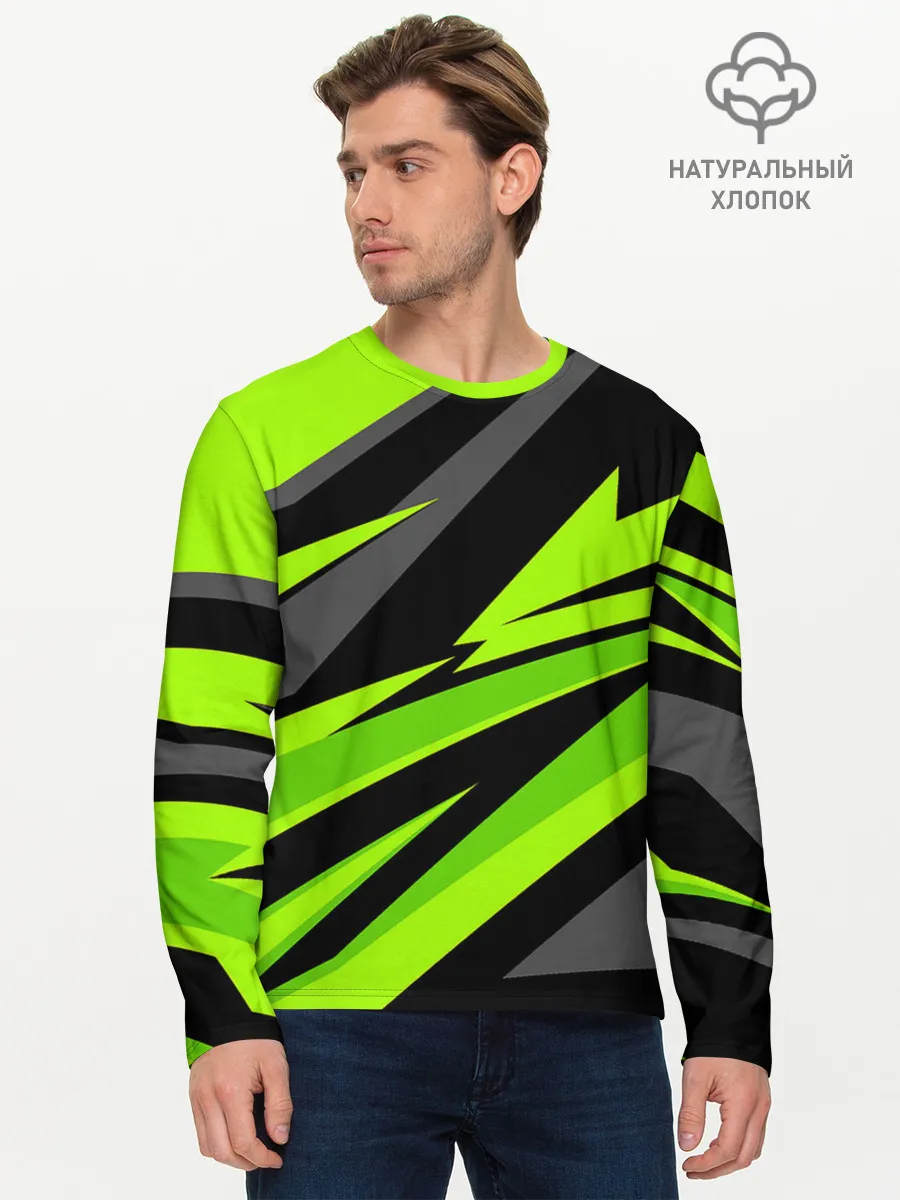 Мужской лонгслив базовый / Форма для фитнеса