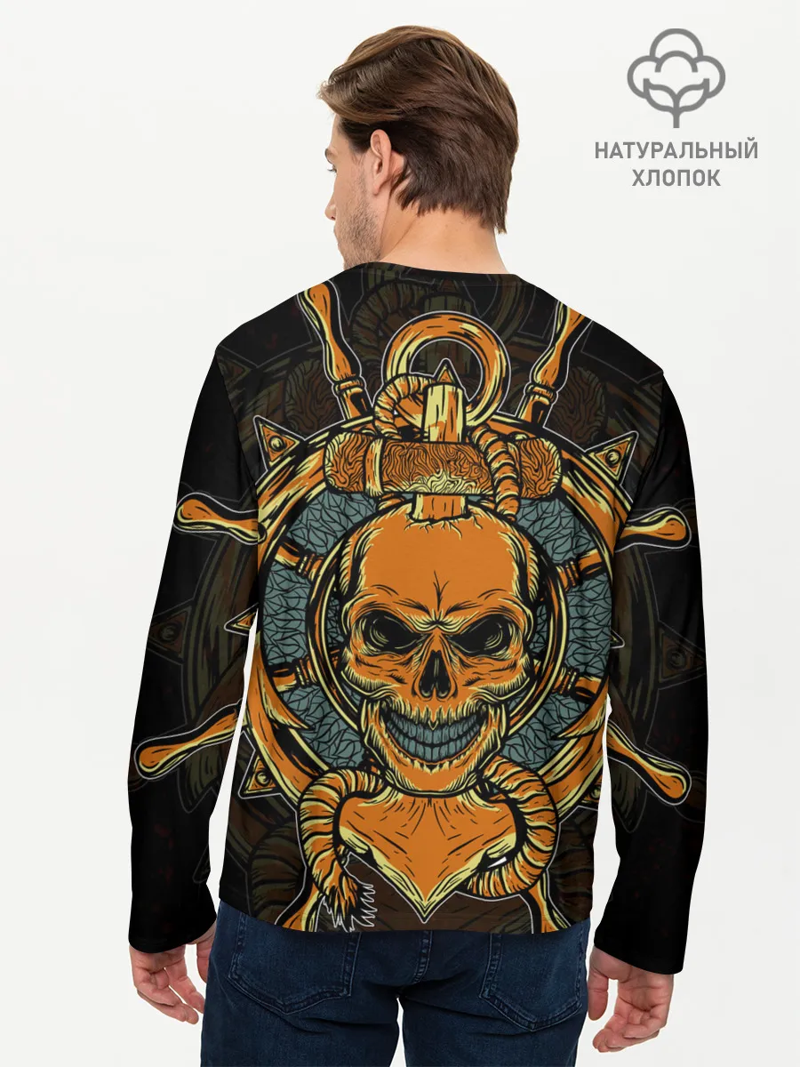 Мужской лонгслив базовый / Led Zeppelin