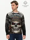 Мужской лонгслив базовый / Led Zeppelin