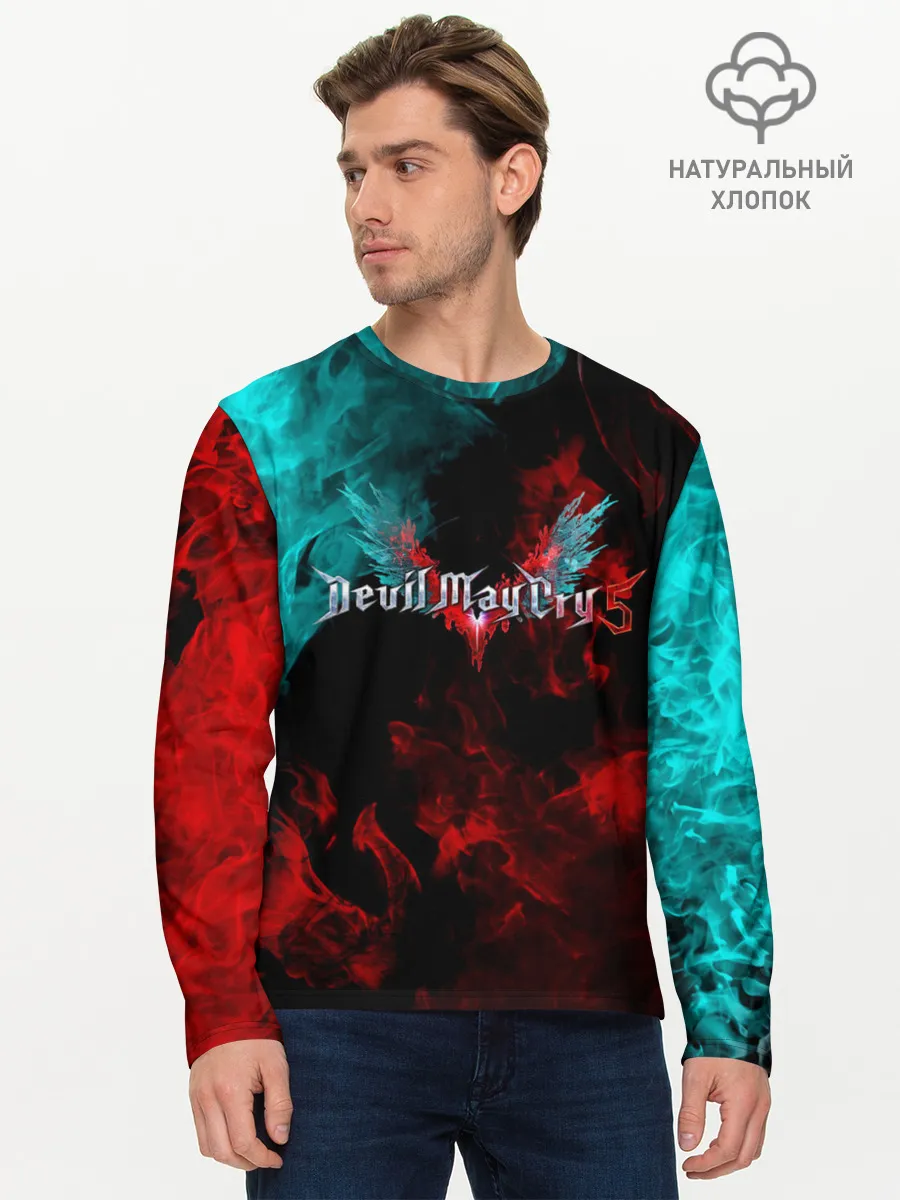 Мужской лонгслив базовый / DEVIL MAY CRY