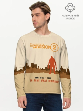 Мужской лонгслив базовый / Tom Clancys The Division 2