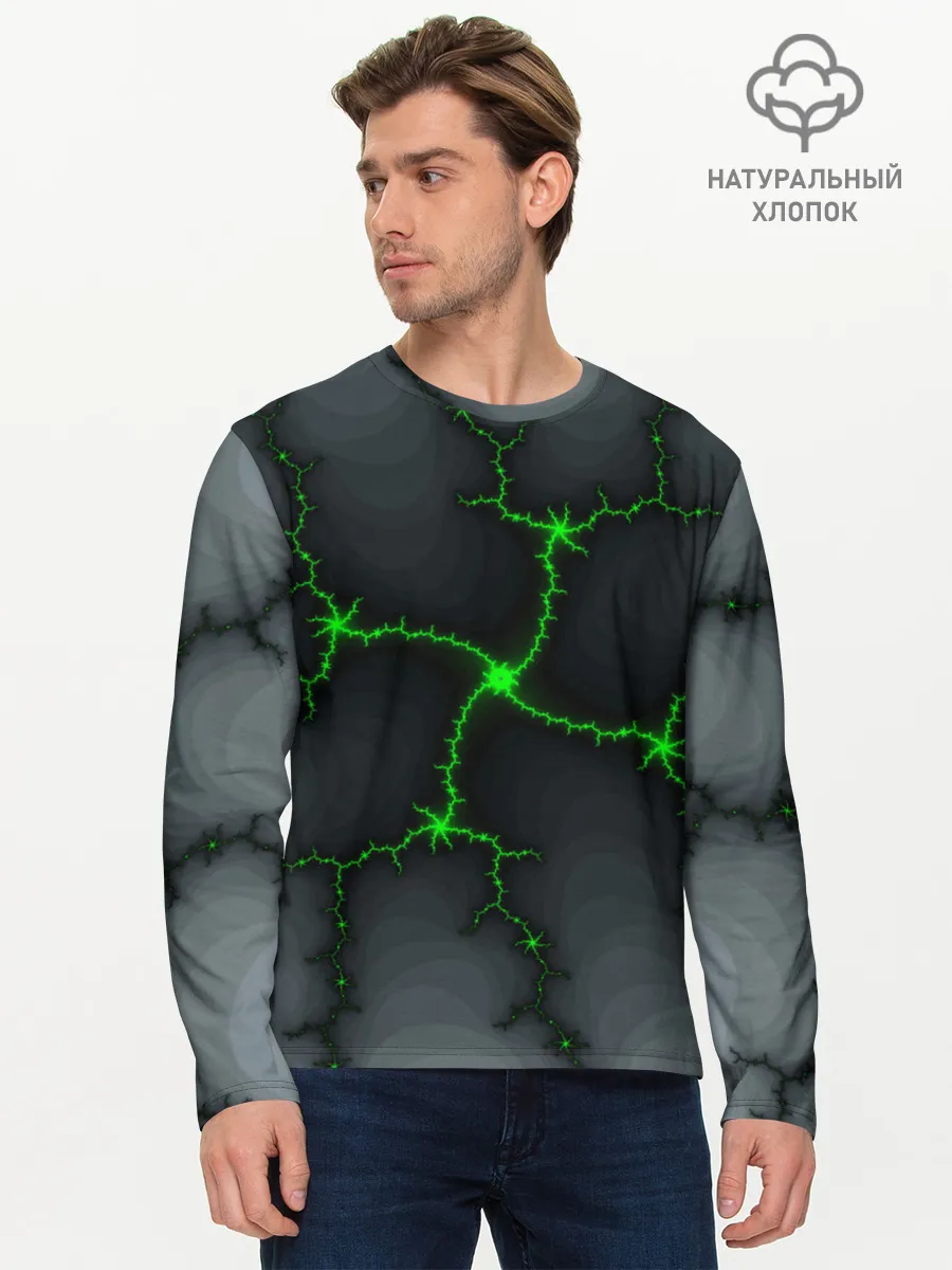 Мужской лонгслив базовый / ABSTRACT LED