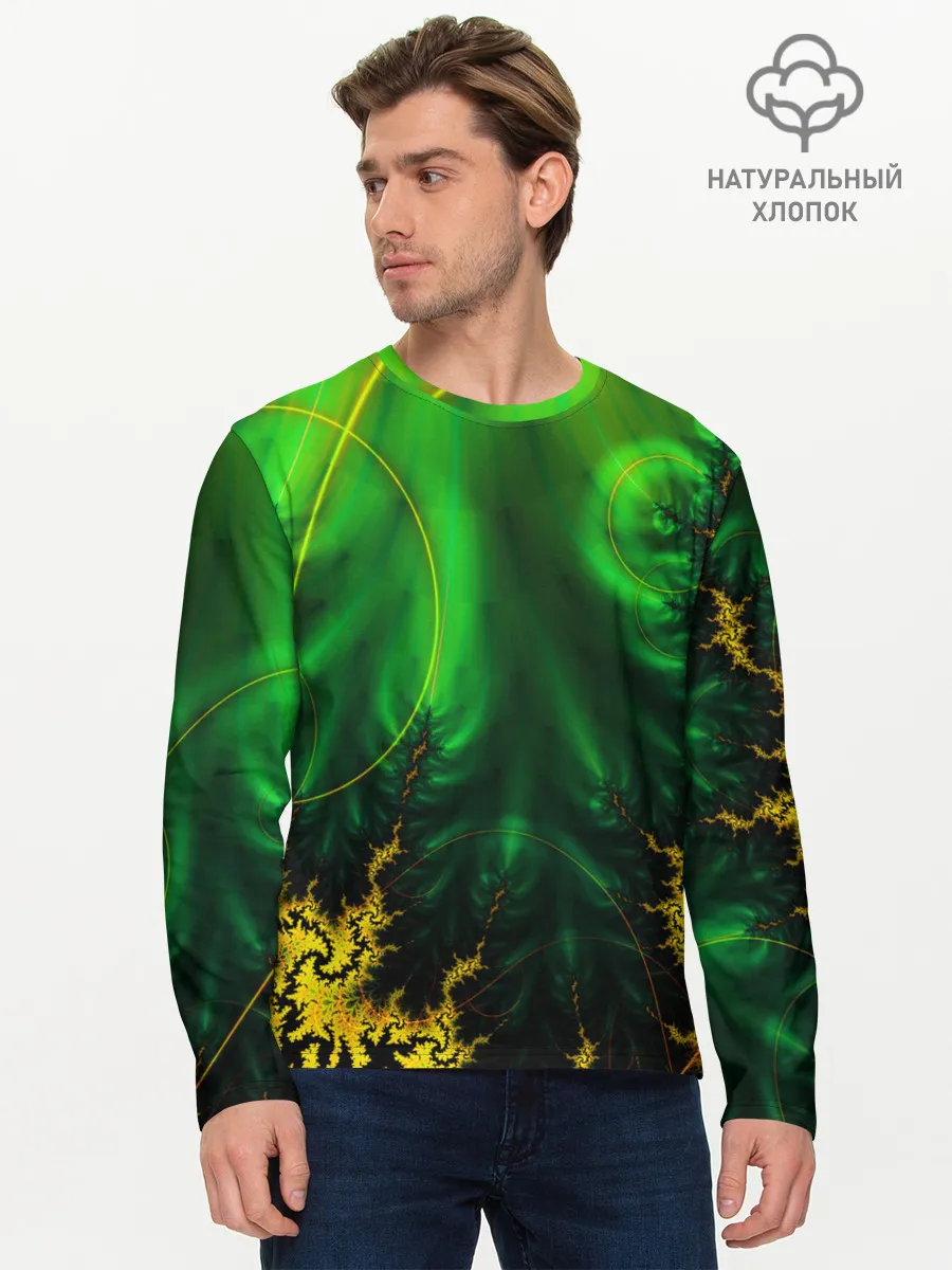 Мужской лонгслив базовый / GEOMETRY COLOR