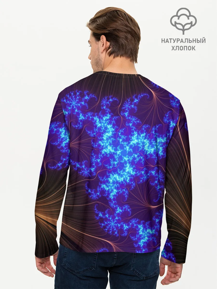Мужской лонгслив базовый / FRACTAL STORM
