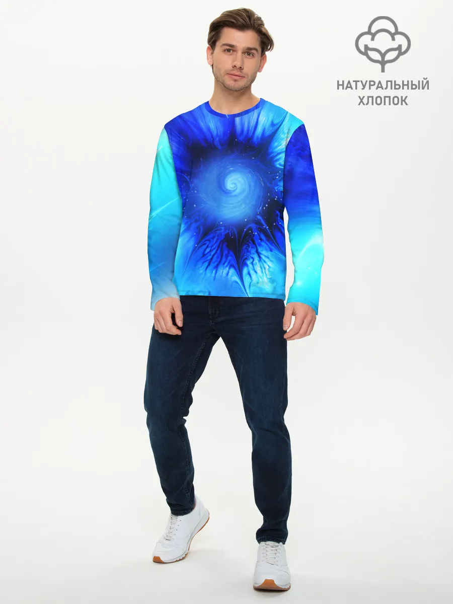 Мужской лонгслив базовый / КОСМОС