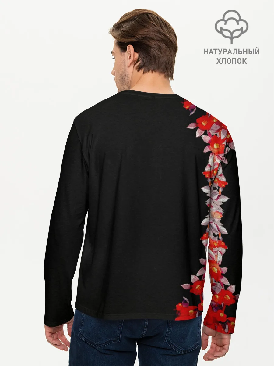 Мужской лонгслив базовый / Чуя Накахара. ВЕЛИКИЙ ИЗ БРОДЯЧИХ ПСОВ