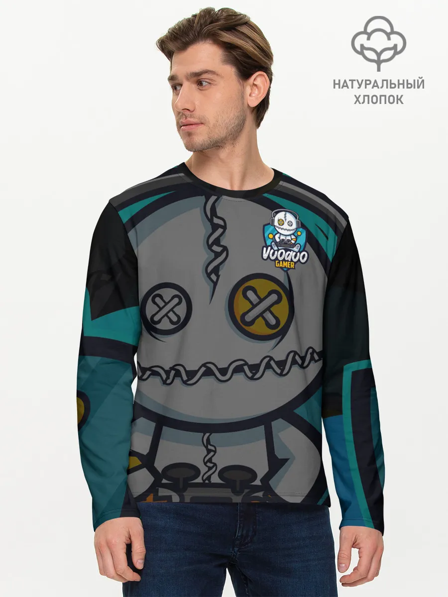 Мужской лонгслив базовый / Форма Voodoo Gamer