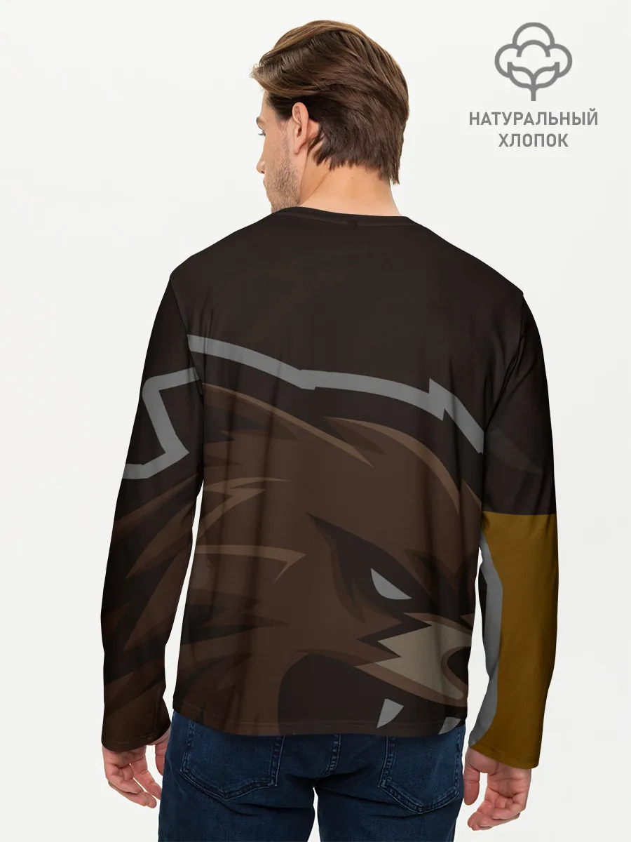 Мужской лонгслив базовый / Форма Bear