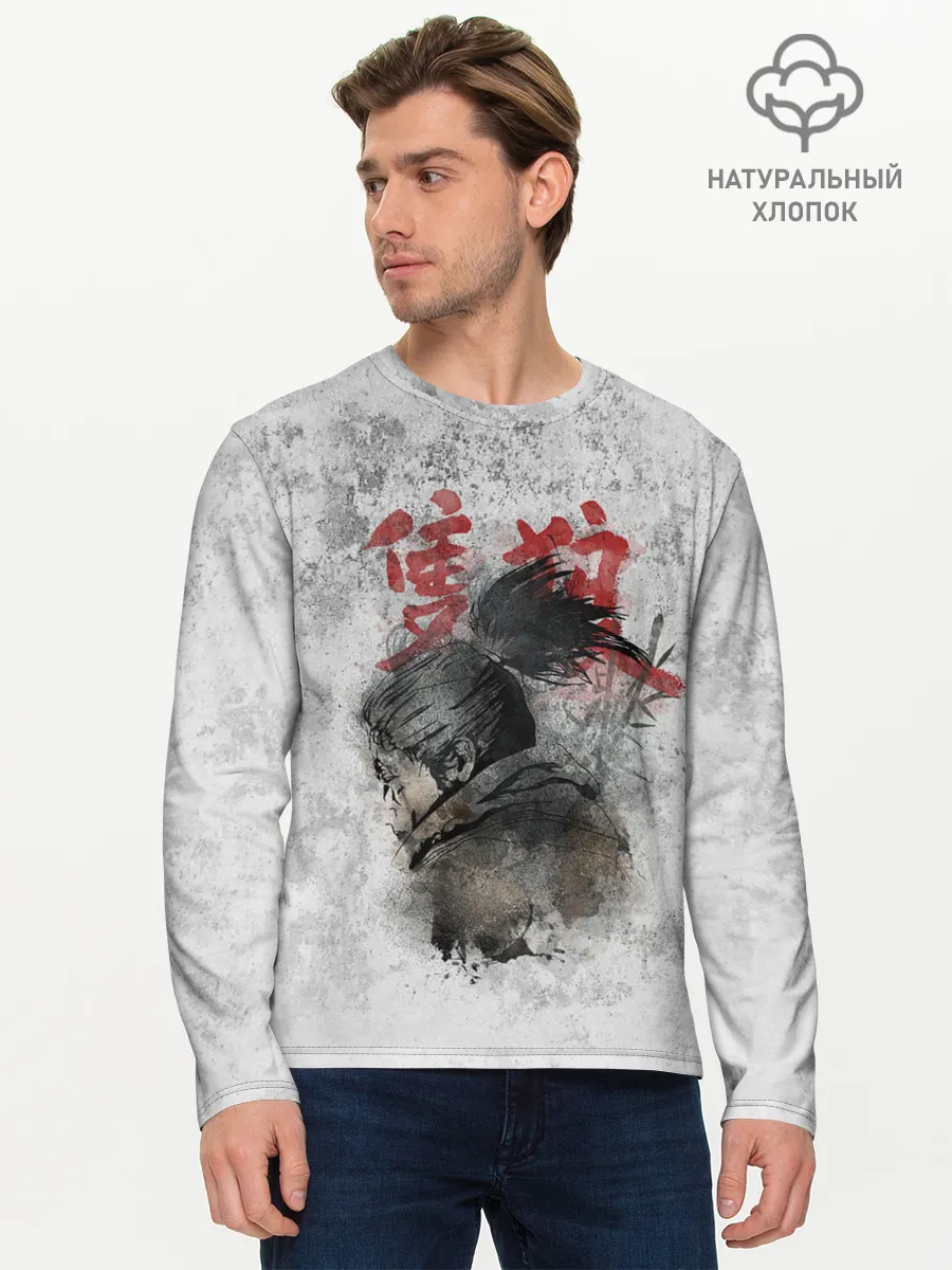 Мужской лонгслив базовый / SEKIRO SHADOW DIE TWICE