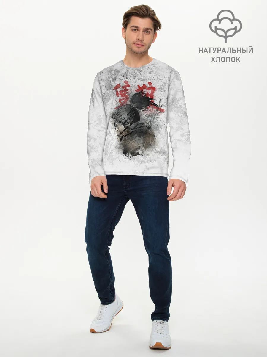 Мужской лонгслив базовый / SEKIRO SHADOW DIE TWICE