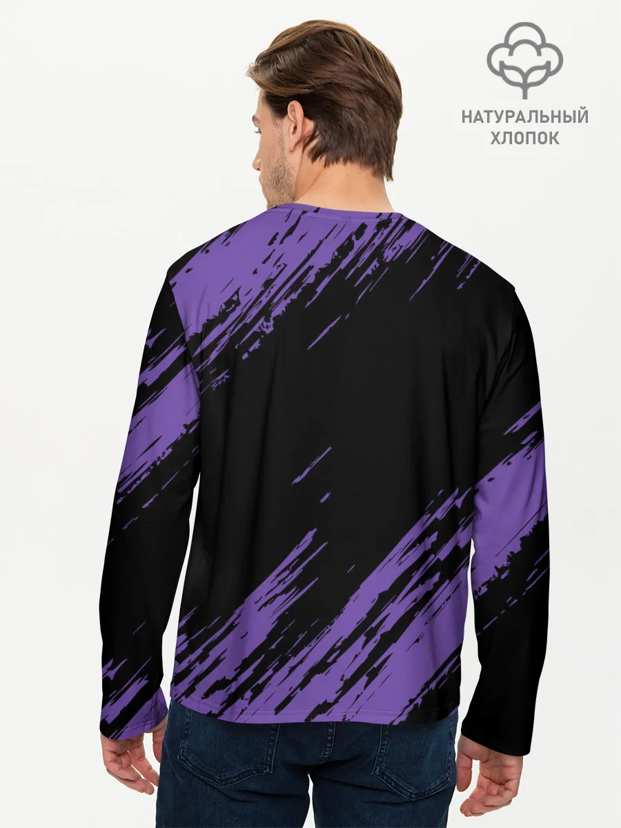 Мужской лонгслив базовый / Стальной алхимик