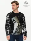Мужской лонгслив базовый / Marshmello