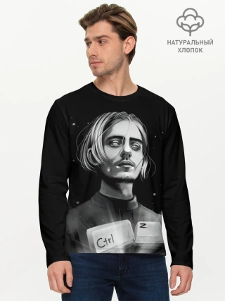 Мужской лонгслив базовый / ПОШЛАЯ МОЛЛИ