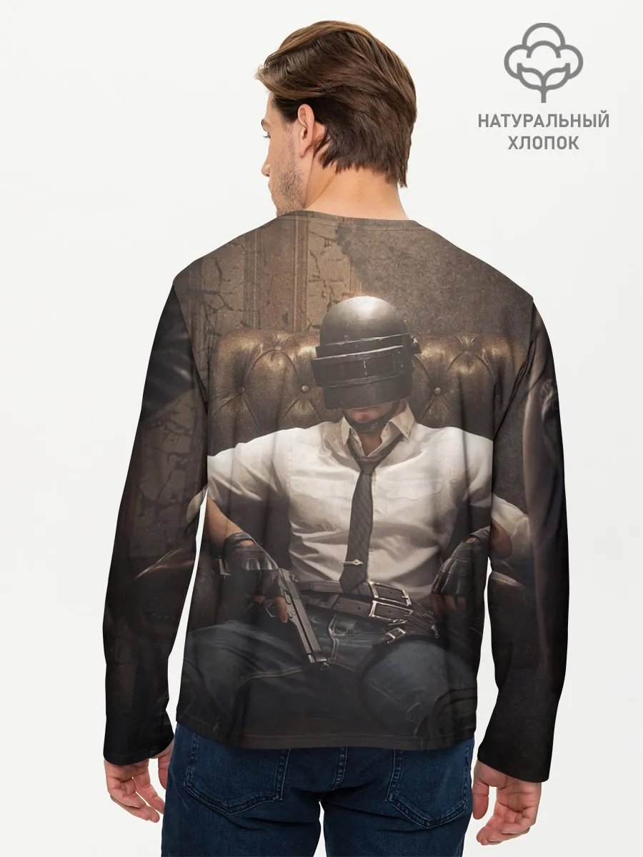 Мужской лонгслив базовый / PUBG