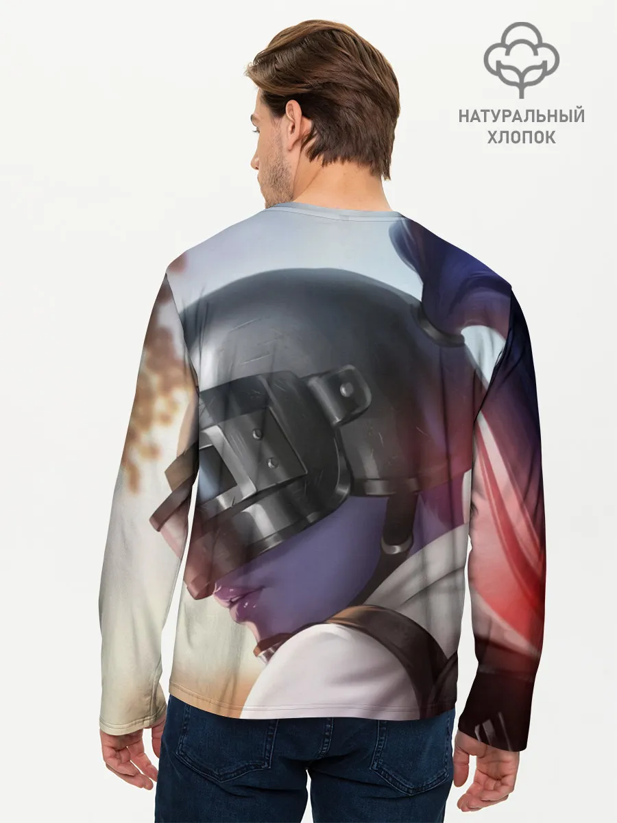 Мужской лонгслив базовый / PUBG