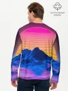 Мужской лонгслив базовый / RETRO NEON