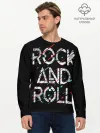 Мужской лонгслив базовый / Rock And Roll