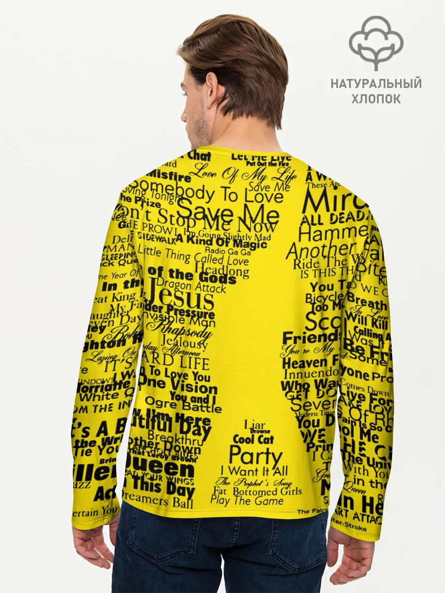 Мужской лонгслив базовый / Queen