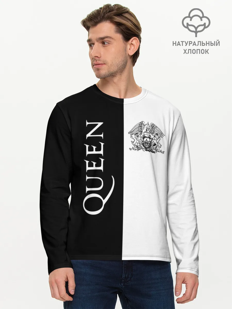 Мужской лонгслив базовый / Queen