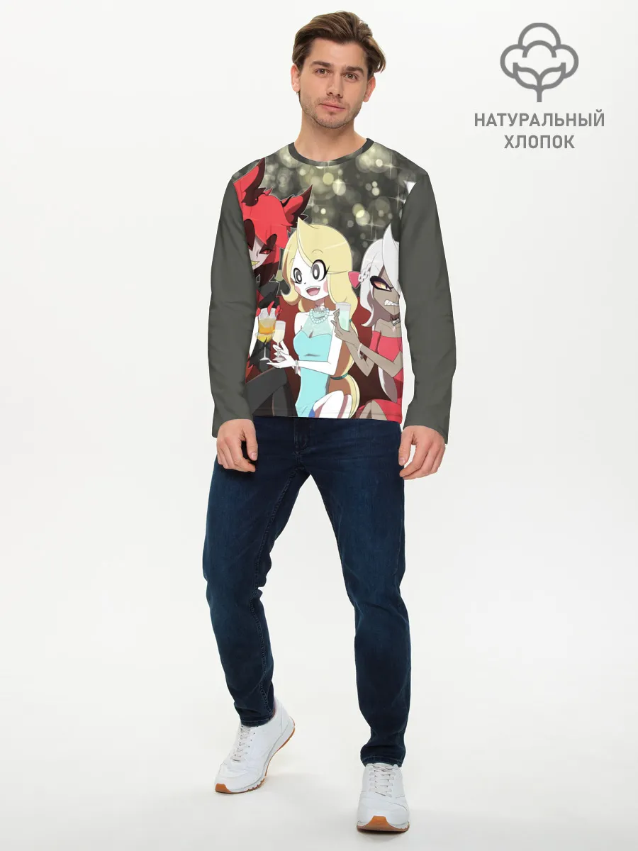 Мужской лонгслив базовый / ОТЕЛЬ ХАЗБИН