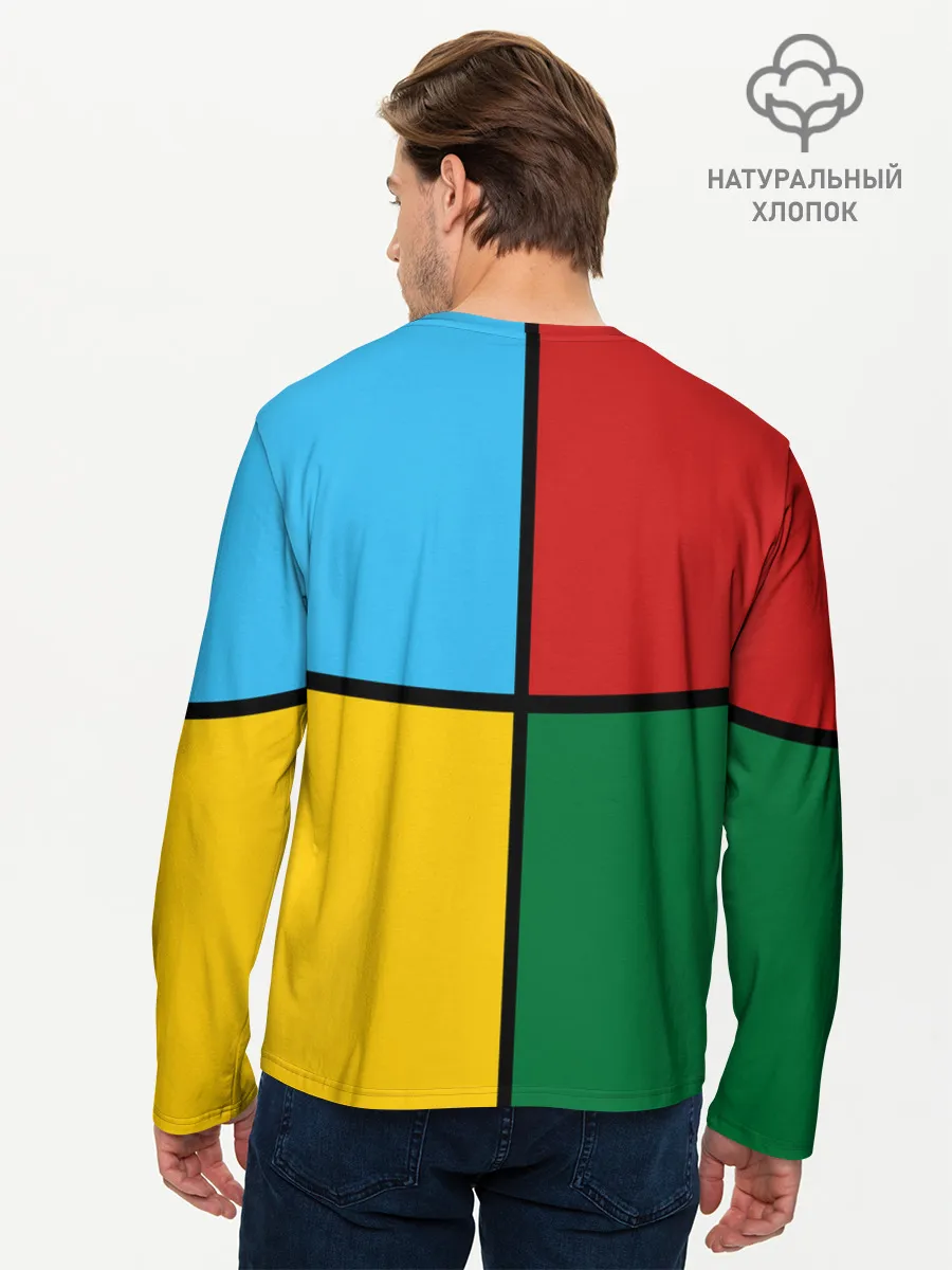 Мужской лонгслив базовый / Queen